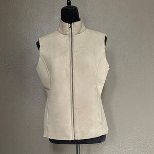 Chic Beige Sleeveless Vest